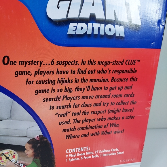 Spin Master Toys Spin Master Giant Clue Classic Game With A Big